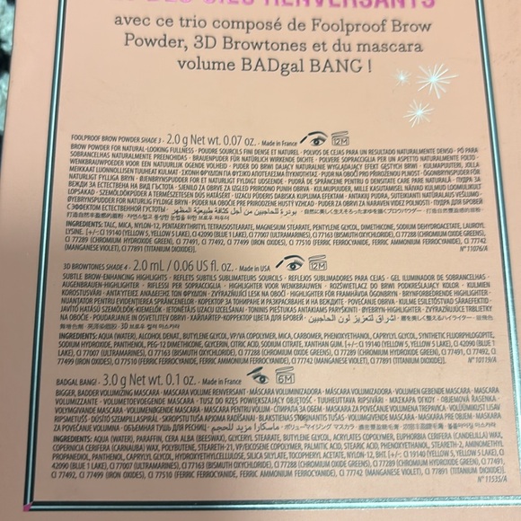 3-pc Benefit Brows On Lash Out Set NEW IN BOX - Picture 4 of 5